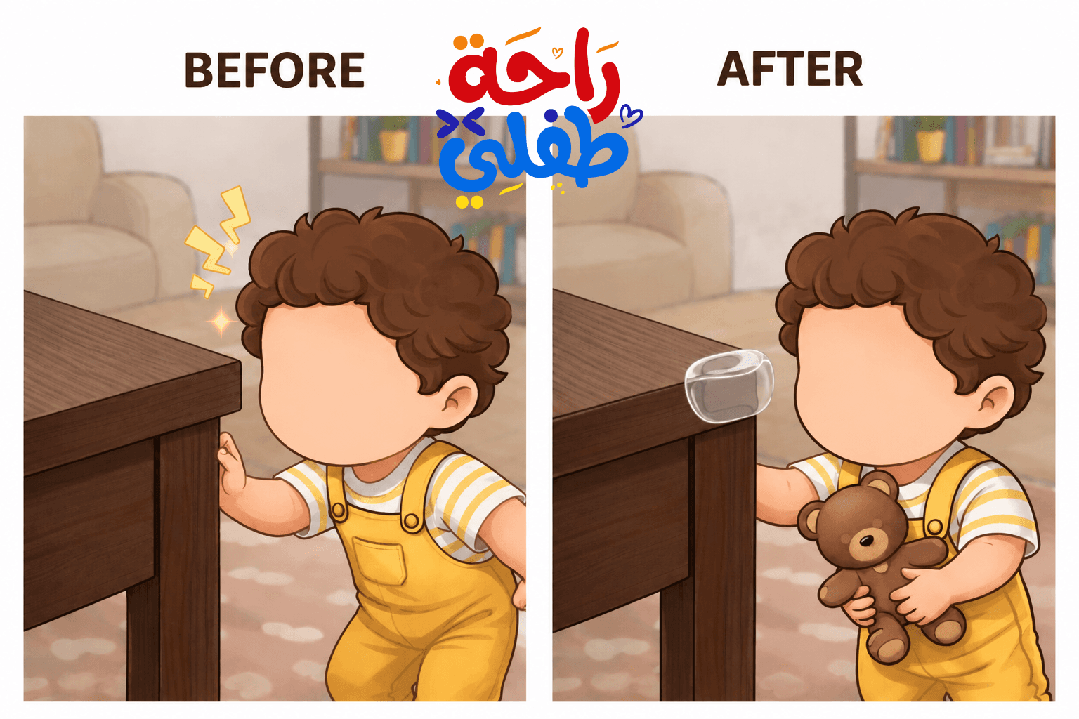 حماية الزوايا طقم ( 8 ) قطع